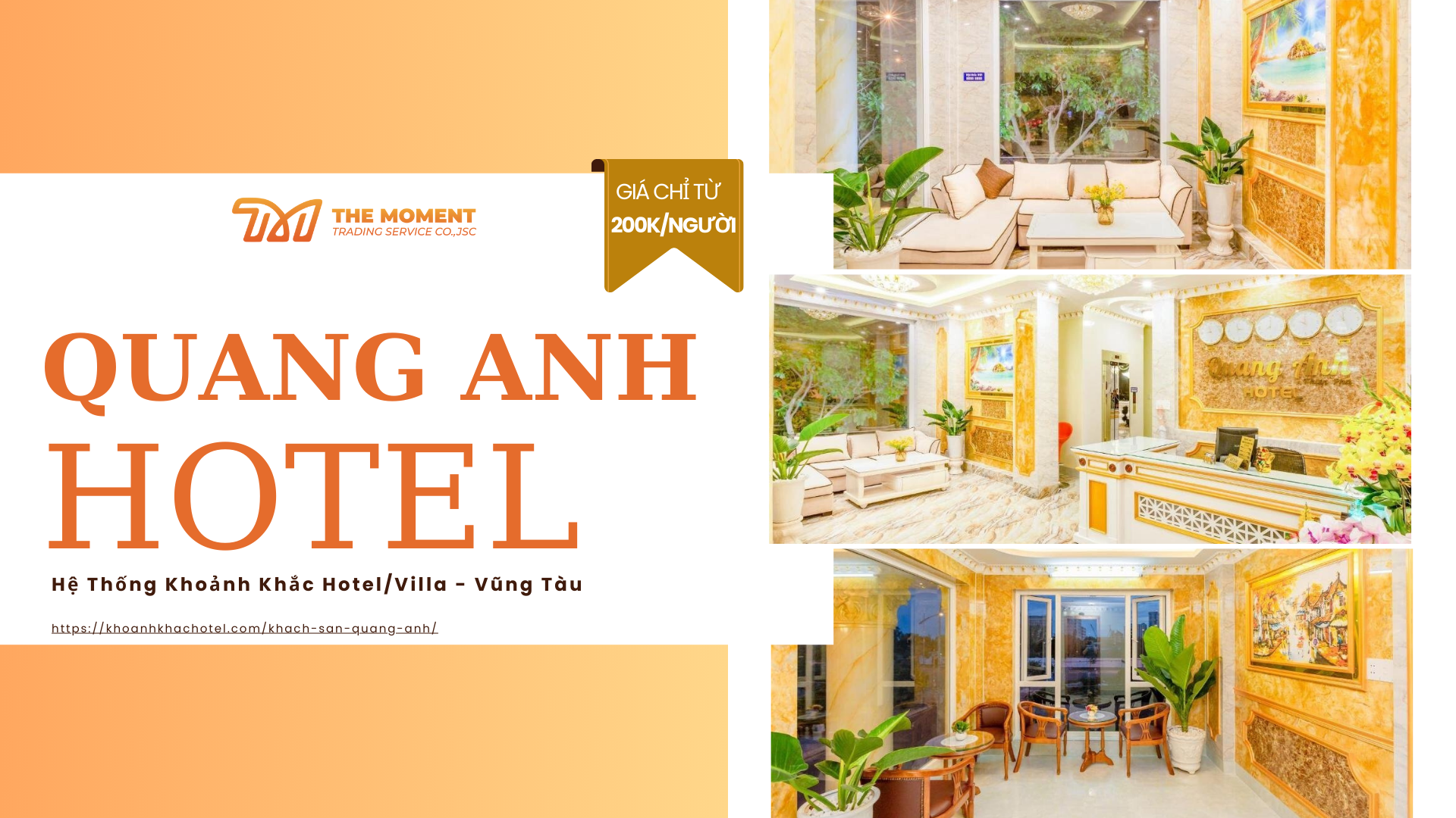 Quang Anh Hotel by The Moment.